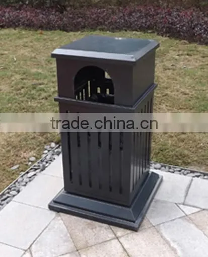 Arlau Steel Iron Square Garbage Bin photo-3
