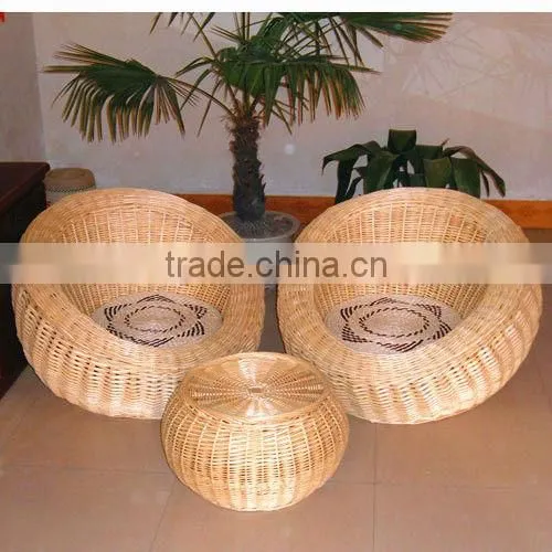 Willow Material Wicker Sofa for Homes & Garden photo-4