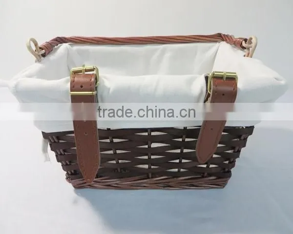 Bulk Cheap Wicker Basket With Handle for Bike photo-5