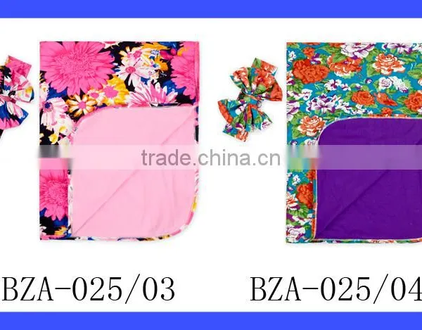 Double Layers Floral Newborn Baby Infant Swaddle Blanket photo-6