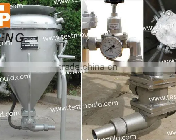 stainless steel ANFO loader for mining explosive
