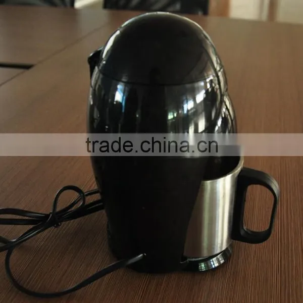 Mini Home Use Automatic Coffee Maker With Single Cup Stainless Steel photo-4