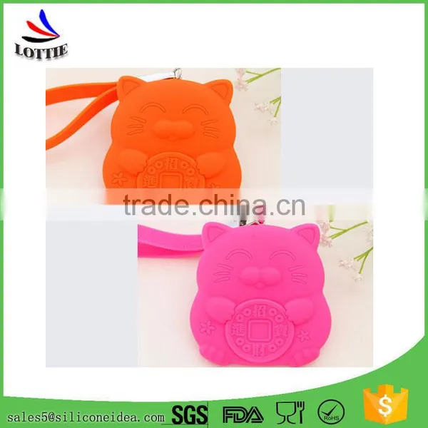 Flexible Silicone Card Bag Lovely Silicone Key Bag /cute Key Holder Wallet photo-6