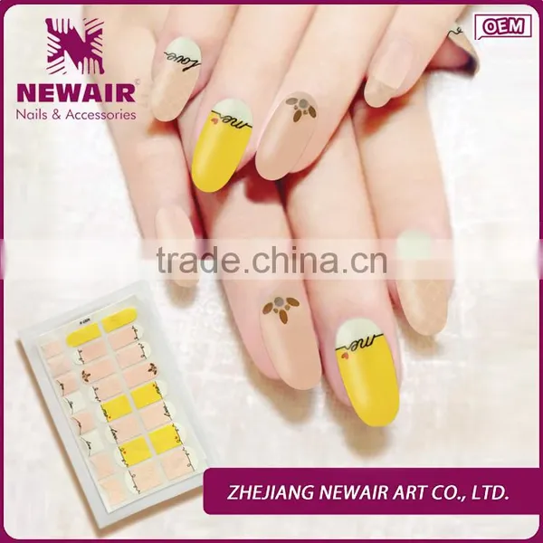 Wholesale Nail Supplies Nail Designs Sticker 3d French Upholstery Nail Strip