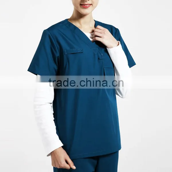 Nurse Uniform Cheap New Medical Uniforms Scrub Top photo-4