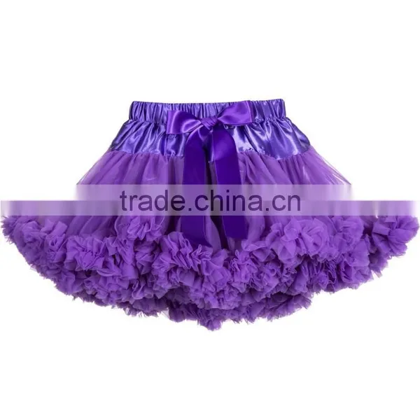 Hot Sale Baby Fluffy Pettiskirts Girl's Tutu Chiffon Skirt Children Wear Summer Boutique Party Cutting Dress photo-5