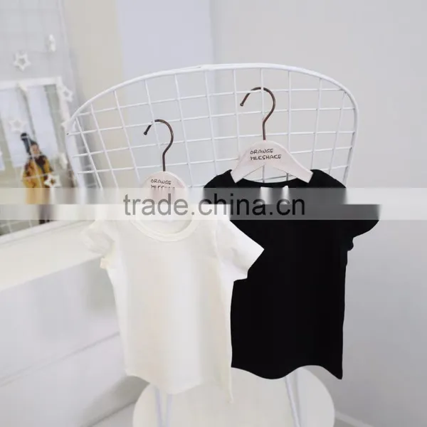 2017children's Round Neck Short Color T-shirt New Style Fashion Boy's Shirt photo-4