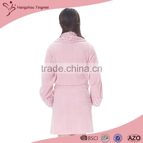 80% Cotton 20% Polyester Women Luxury Bathrobe photo-2