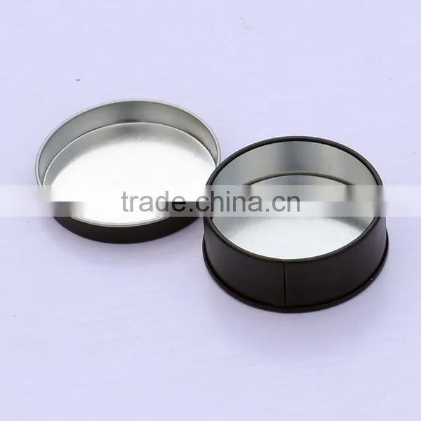 R1885H Black Matt Colour Round Tin Can 250ml Aluminium Tin Black photo-2