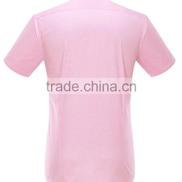 2017 New Dot Jacquard Short Sleeves Summer Formal Men Shirts photo-2