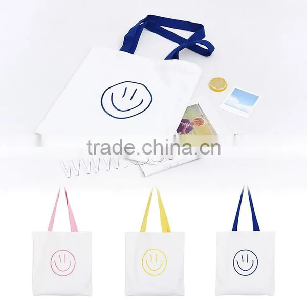 Chinese Supplier Shopping Eco Recycled Canvas Rectangle Standard Size Canvas Tote Bag photo-2