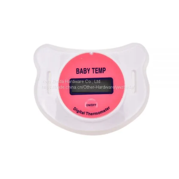 Colorful Eco-friendly LCD Dispal Baby Nipple Thermometer photo-3