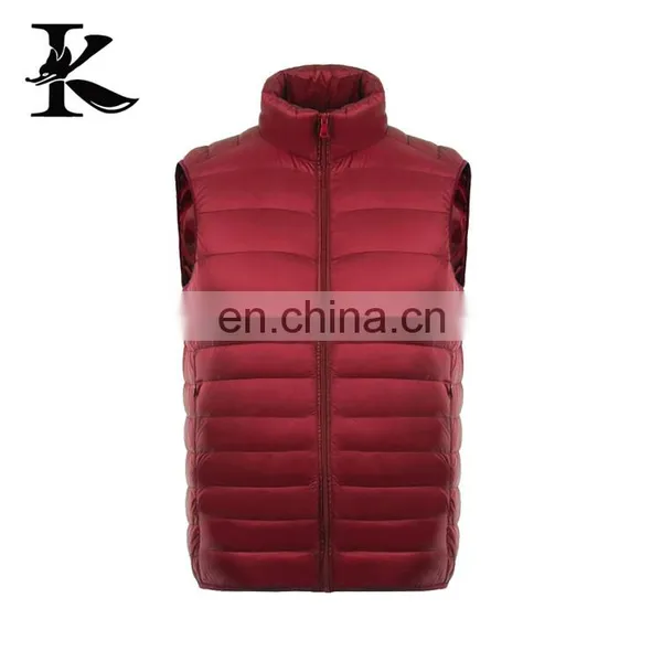 Packable Ultralight Sleeveless Coats Men Winter Feather Down Vest Jacket photo-6
