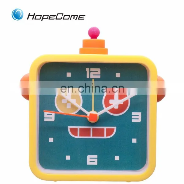 Children Gift Cartoon Animals Silicone Desk Wholesale Clocks photo-4