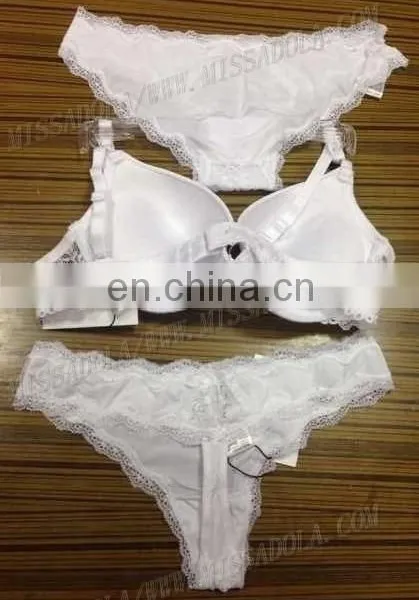 Missadola Wholesale 88% Nylon12% Spandex Women Lace Underwear Latest Sexy Padded Push up Brassiere G-string High Qualtiy Bra Set photo-6