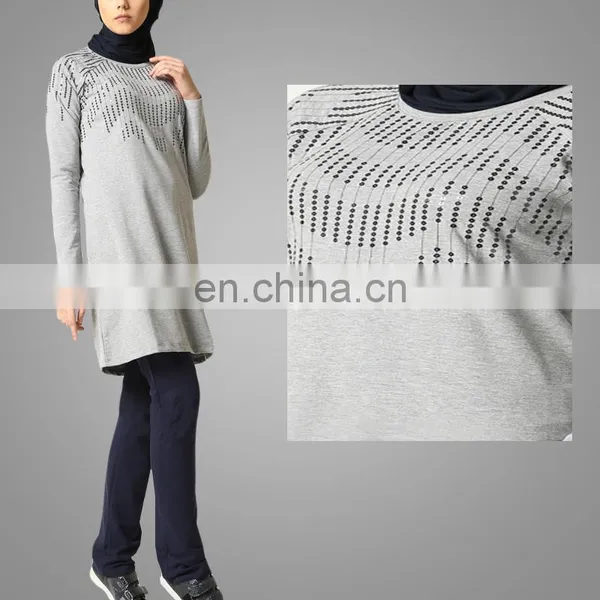 2016 Newest Style Sportswear Type Modest Islamic Women Muslim Sportwear Indian Sport Suit photo-4
