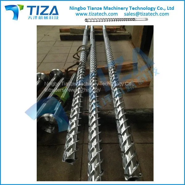 Screw and Barrel for Plastic Rubber IMM Extrusion Machine photo-3