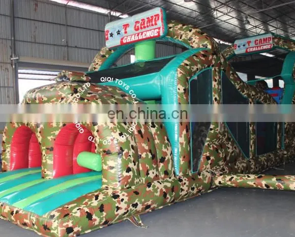Military Army Camouflage Bootcamp Boot Camp Theme Inflatable Obstacle Course photo-2