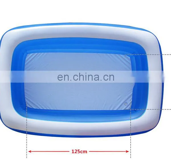 SUNWAY High Quality PVC Above Ground Removeable Square Adult Kids Inflatable Swimming Pool Durable Pvc Inflatable Swimming Pool photo-5