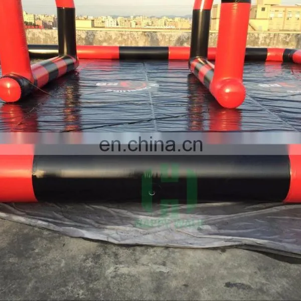 HI Good Quality Durable Pvc Sports Flooring Black and Red Inflatable Zorb Ball Race Track photo-6