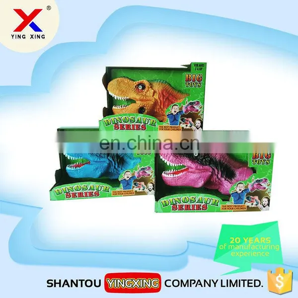 Funny Educational Rubber Dinosaur Puppet Toy photo-4