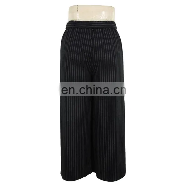 Old Lady Formal Straight Cut Stripe Trouser ODM Factory photo-2