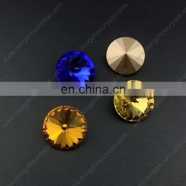 3019 Point Back Crystal Stones With Round Shape photo-2