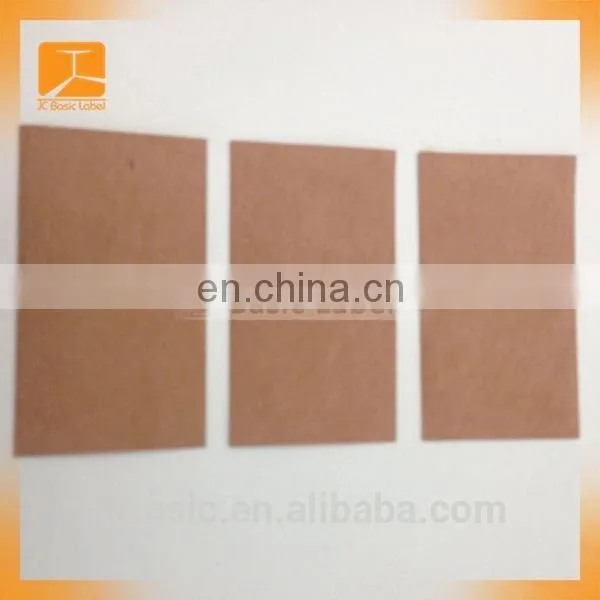 Custom Made CMYK Printing Brand Logo Clothing Leather Labels,garments pu Leather Patch Label photo-2