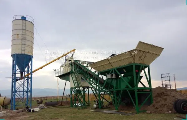 The Mobile Concrete Batching Plant in Libya for Sale photo-3