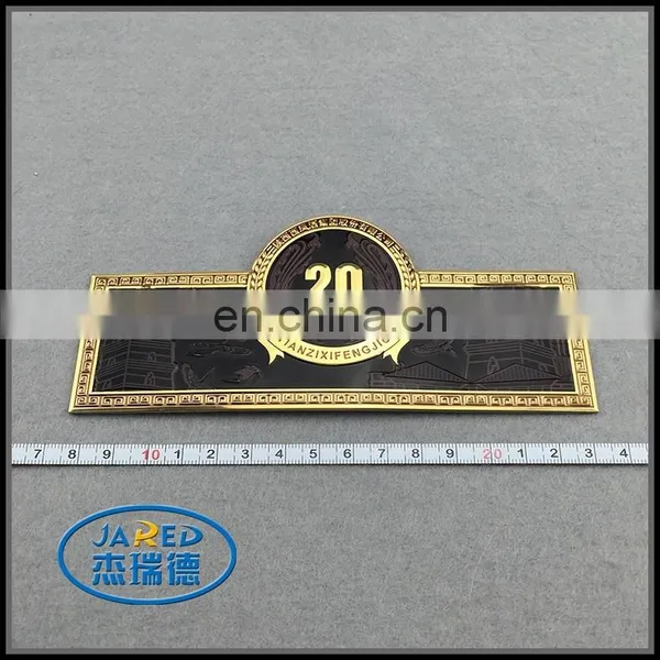Customized Private 3d Engraved Metal Luxury Wine Label photo-5
