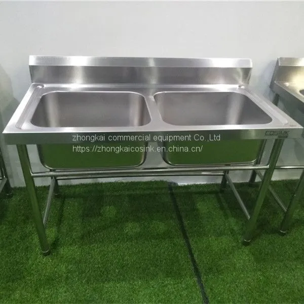 201 304 Custom Made Commercial Restaurant Stainless Steel Kitchen Sink photo-2