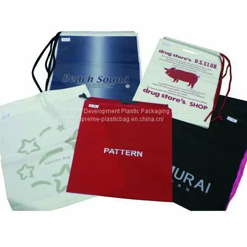 LDPE/HDPE/MDPE Shoulder Bags With Customizable Printing