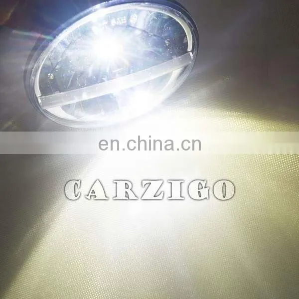 2017 Hot Sale Fashion LED Head Light With White/Amber Angel Eye Hi/lo Beam Head Lamps photo-2