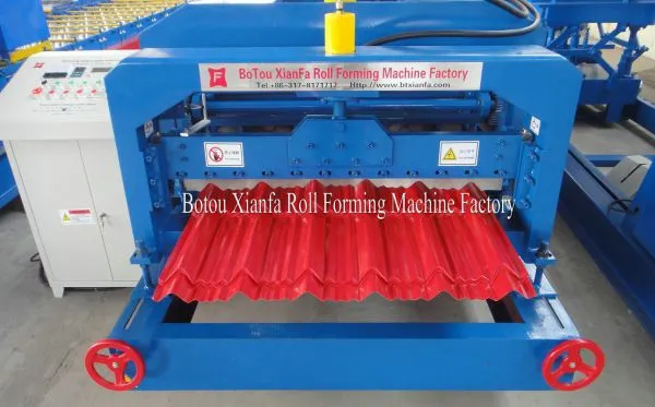 Steel Tile Roofing Roll Forming Machine photo-3