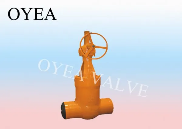 ANSI Cast Steel A216 Wcb Power Station Gear Gate Valve