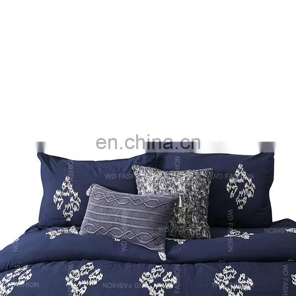 100% Polyester Microfiber United States Embroidery Bedspread/quilted Bedspread/skirted Bedspread Bedding Set photo-3