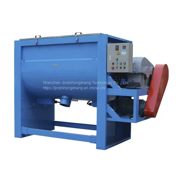 Large Horizontal 1-ton Mixer, Screw Mixer, Plastic Granule Homogenizer, Double-layer Heating Mixer photo-4