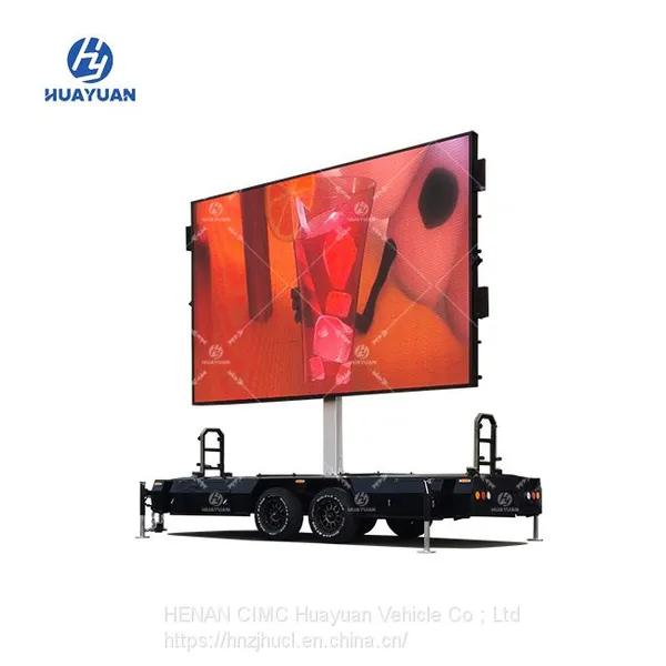P5 LED Screen Billboard Trailer