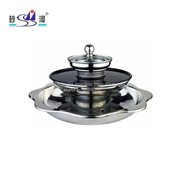 Stainless Steel Four Layer Pagoda Fire Pot of Hot Pot Restaurant Special Utensils Available Radiant-cooker photo-3