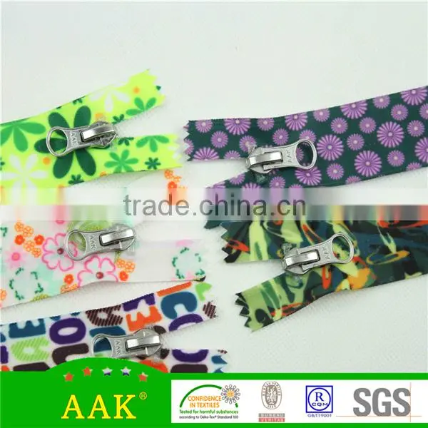 5# Nylon Fancy Waterproof Closed End Zipper Printed Zipper Tape photo-2