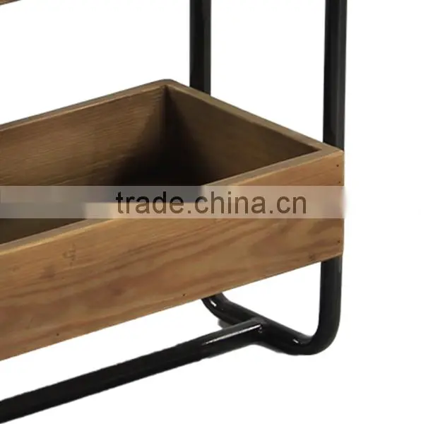 Wooden Rack,Bath Rack ,metal Storage Shelf photo-2