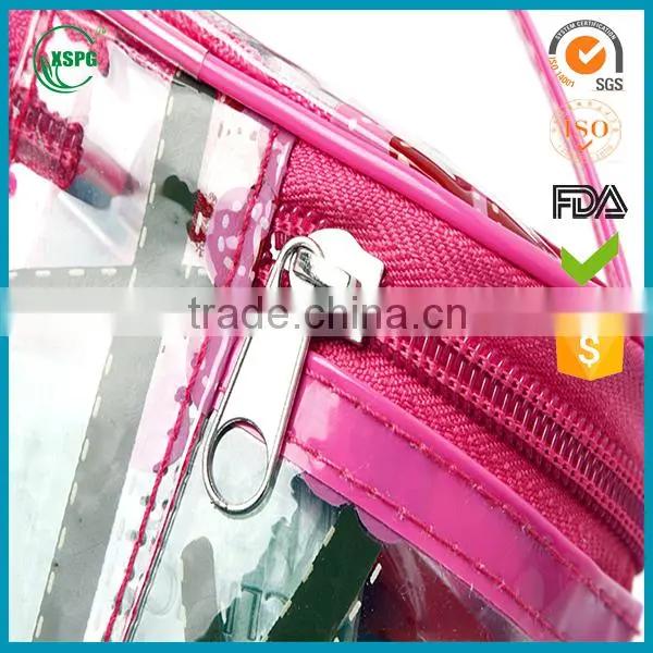 OEM Wholesale Clear Zipper Plastic Transparent Makeup Ziplock PVC Bags Handbag photo-3