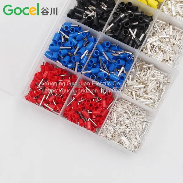 E-tube Pin Type Brass Tinned Terminal Block, Boxed 1640 Pcs photo-2