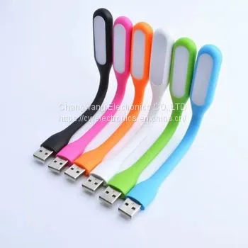 Mini LED Lamp USB Light Charging LED Flexible Portable Book Light for Computer Keyboard