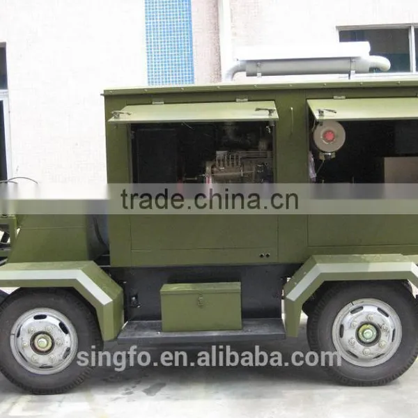 35KW Tailer Type Magneticl Electrical Diesel Generators With 1103A-33TG1 Engine and CE Certificationfor Sale photo-3