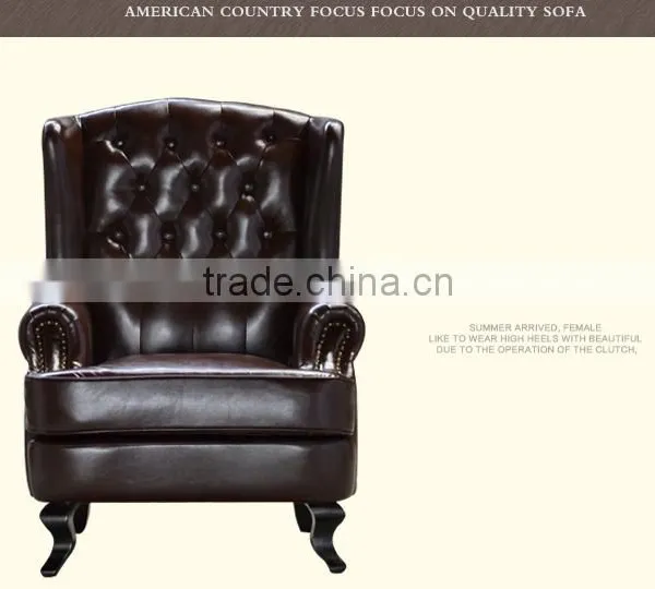 French Style Living Room Wooden Sofa Chair PFS163 photo-2