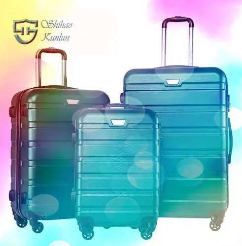 Custom Brand Suitcase 360 Degree Travel Luggage Bag Sets With Aluminum Trolley Handle for Long Holiday photo-3