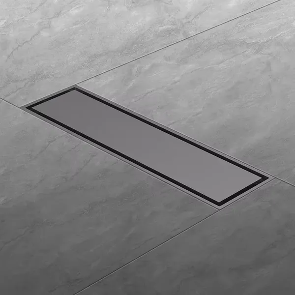 Modern 8CM Wide Thickened Brass Rectangle Shower Floor Drain for Hotels Kitchens Manufactured Quality for Bathroom Use photo-4