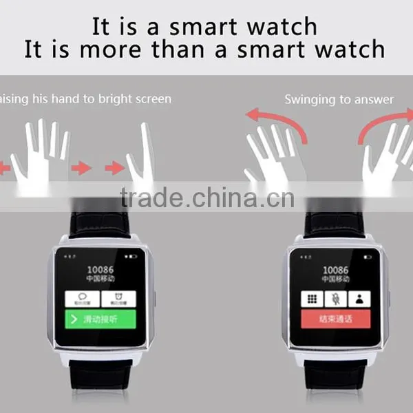 Heart Rate Leather Strap Bluetooth Watch Phone With Luxury Giftbox photo-6