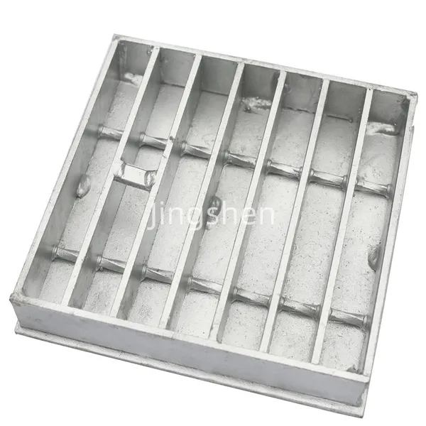 Hot-dip Galvanized Steel Grating for Ground Surfaces and Trenches, Serrated Surface Grating Bars photo-3